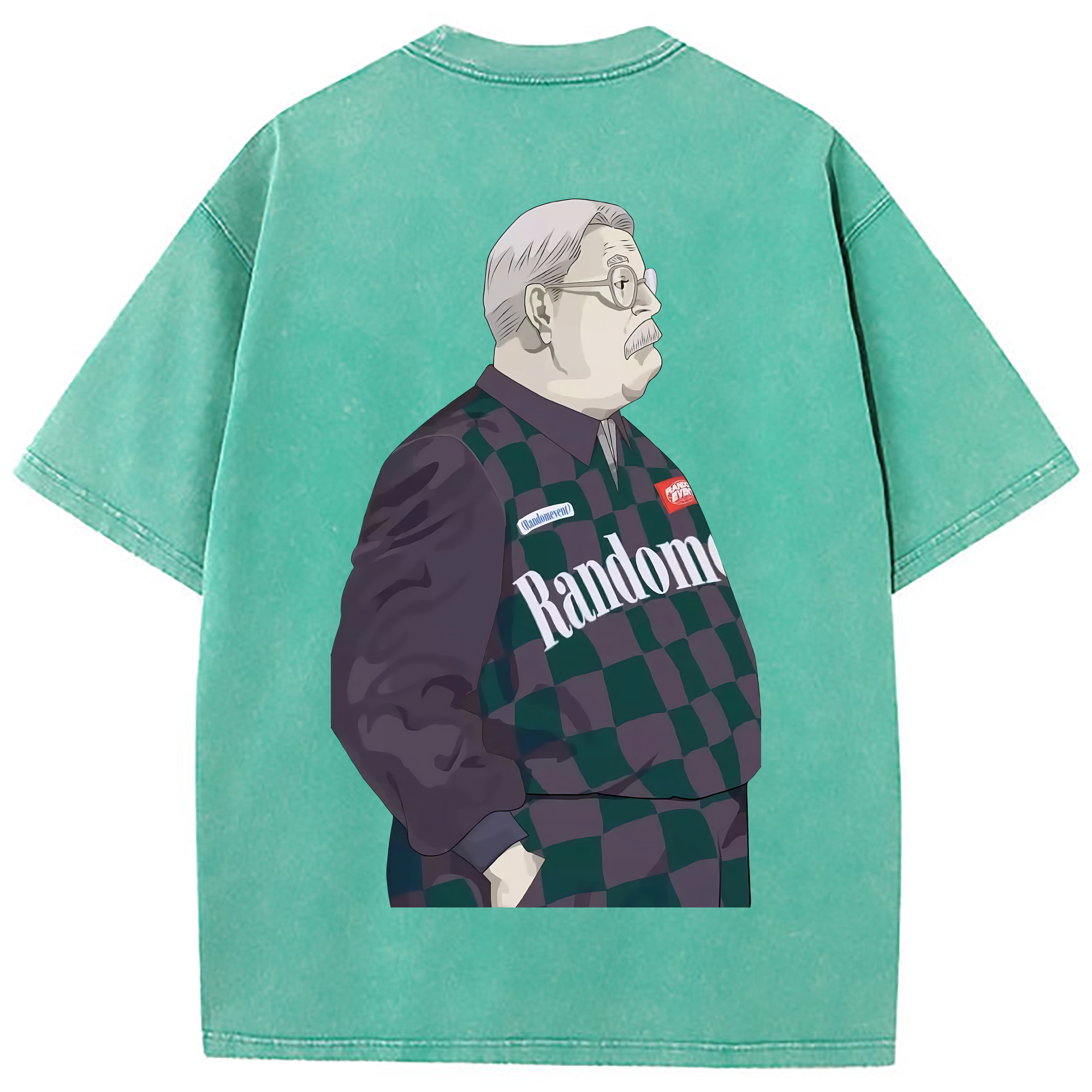 （画像用） SLAM DUNK／スラムダンク 綿100% ヴィンテージ風 半袖Tシャツ（背面プリント）